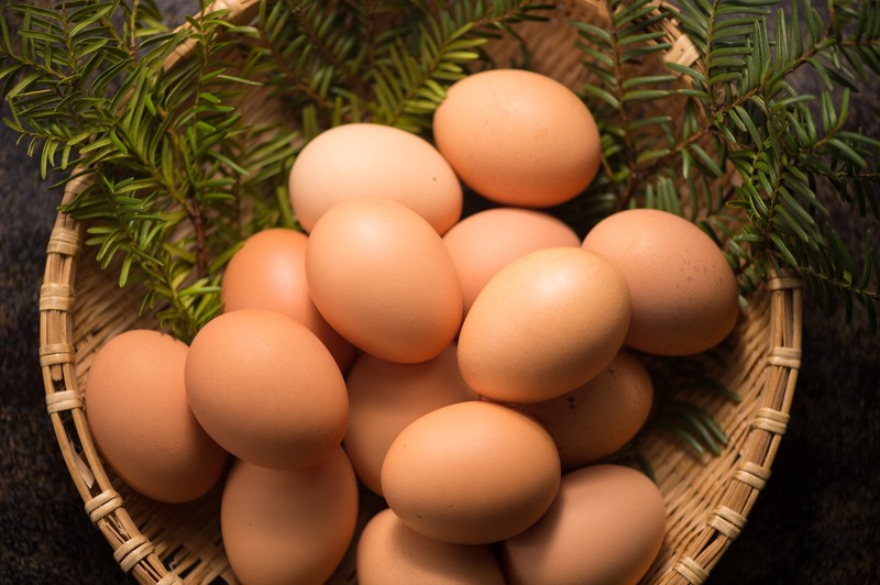 かごの卵